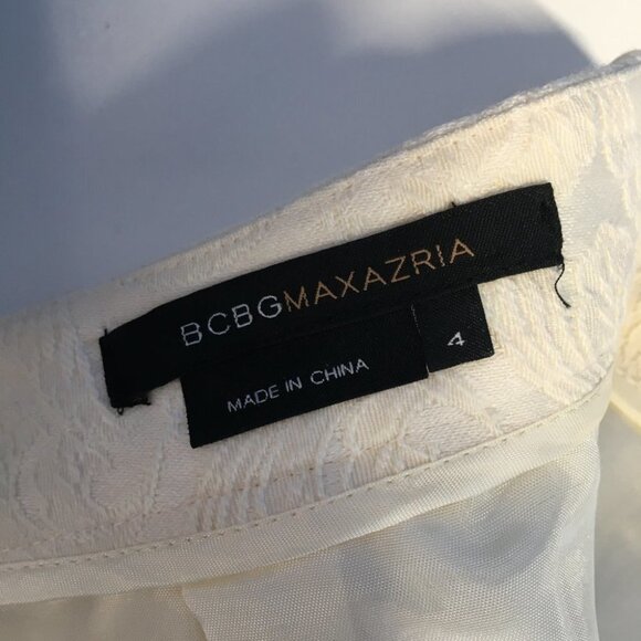 BCBGMAXAZRIA  Back Zipper Pencil Skirt Size 4 - Picture 4 of 7